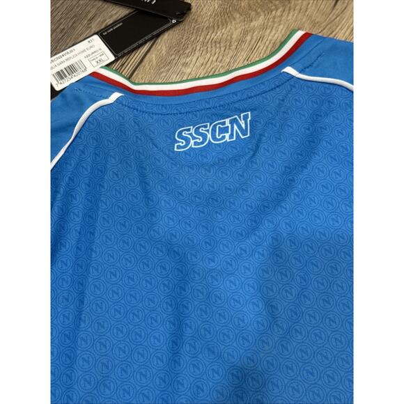 Napoli Shirt 2023 2024 Scudetto Home Size XXL Slim - Picture 9 of 9